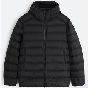 Zara hooded down jacket